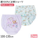 女の子 ショーツ パンツ 綿100％ 2枚組 100cm～130cm (子供 下着 パンツ セット 女の子 インナー 100 110 120 130 子ども 女児 コットン)