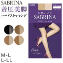 グンゼ サブリナ 着圧 15hpa ストッキング M-L L-LL (GUNZE SABRINA ブラック 黒 ベージュ 肌色 美脚 引き締め グラデーション パンスト)