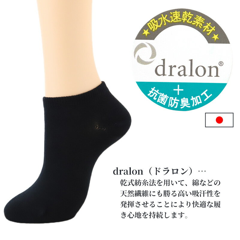 スニーカーソックス 日本製 レディース 22-...の紹介画像2
