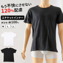加齢臭 対策 男性 インナー シャツ メンズ 綿100 M〜LL 半袖 丸首 消臭 クルーネック tシャツ インナーシャツ 綿100% 肌着 下着 大きいサイズ...