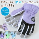 子供 スキーグローブ 手袋 JSS JS JM JL こども 子ども キッズ 冬用 冬 防寒 暖かい あたたか 幼稚園 保育園 裏起毛 雪 撥水【在庫限り】