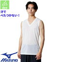 【メール便対応】インナー 下着 ミズノ MIZUNO 汗処理 通気 カルエアーアンダーVネックノースリーブシャツ メンズ C2JAB11301 ノースリーブ タ...