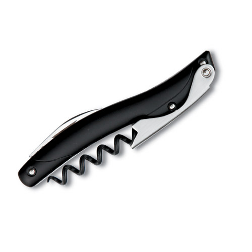 【アスロ】ソムリエナイフ アルミハンドル レフトハンドル（ブラック） 品番：SJ70BK【ソムリエナイフ】 ATHRO 左利き用 レフティ ワインオープナー コルク抜き ソムリエナイフ ワインオープナー ナイフ アスロ ソムリエナイフ