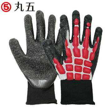 乐天商城 - まもるくん#910 ハードタイプ 1双単位からバラ売り運送 土木 建築 衝撃緩和 すべりにくい 天然ゴム 合成ゴム 抗菌防臭加工 ゴムすべり止め フリーサイズ 10ゲージ まるご 910 マルゴ MARUGO 丸五 まもるくん 品番：910【作業手袋】手