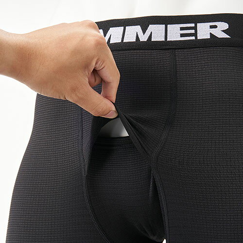 防寒インナー タイツ スパッツ ハマー HUMMER レヴスキンズタイツ アンダーパンツ 3815 冬用 暖かい 作業着 通年 秋冬 50代 60代 おしゃれ カジュアル アウトドア かっこいい 黒