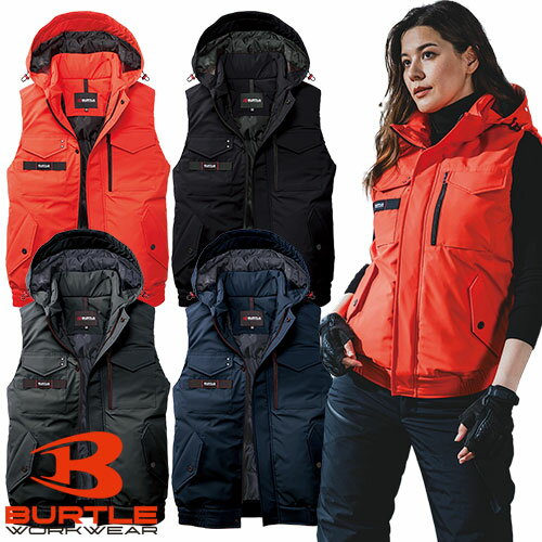 作業着 防寒 作業服 バートル BURTLE 防寒ベスト 5064 防寒ベスト 作業着 作業服 防風 暖かい 人気 流..