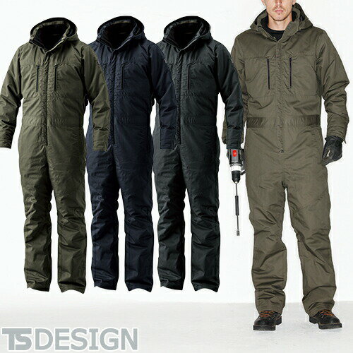 藤和 TS Design ライトウォームオーバーオール 防寒つなぎ ツナギ オーバーオール サロペット パンツ 保温 人気 安い 防寒着 おしゃれ 暖かい 秋冬...