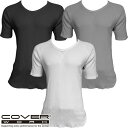 通年インナー 半袖 カヴァーワーク COVER WORK サーマル半袖Tシャツ(Vネック) TMF-6032 コンプレッションインナー