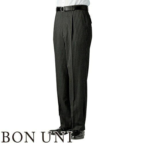 One Tuck - パンツ スラックス ズボン 制服 ユニフォーム ボンユニ BONUNI ボストン コールパンツ(アジャスター付) 01155-01 飲食店 メンズ レストラン カフェ おしゃれ かっこいい