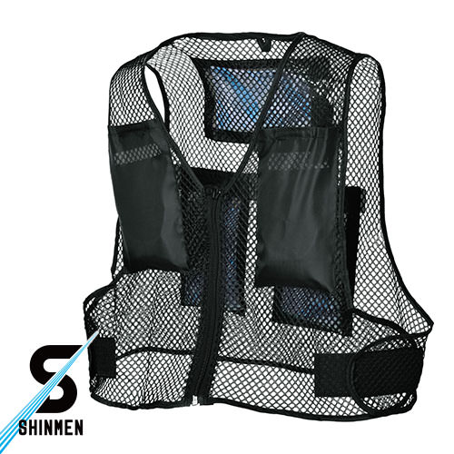 EFウェア シンメン 保冷剤付きメッシュベスト（保冷材5個付） 3014 作業着 作業服 春夏 涼しい 快適 猛暑対策 熱中症対策 工事 土木 土建 建設 外作業 炎天下