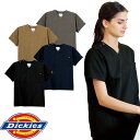 スクラブ 白衣 メンズ レディース 男女兼用 ユニセックス ディッキーズ Dickies ユニセックス スクラブ 7112SC 医療 制服 ユニフォーム 医者 ...