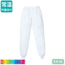 白衣 メンズ スラックス パンツ ズボン KAZEN カゼン 437-60 衛生衣 食品衛生白衣 食品白衣 作業着 作業服 制服 ユニフォーム 食品加工 食品 工場 給食 男性 吸汗 速乾 ストレート 動きやすい 常温作業