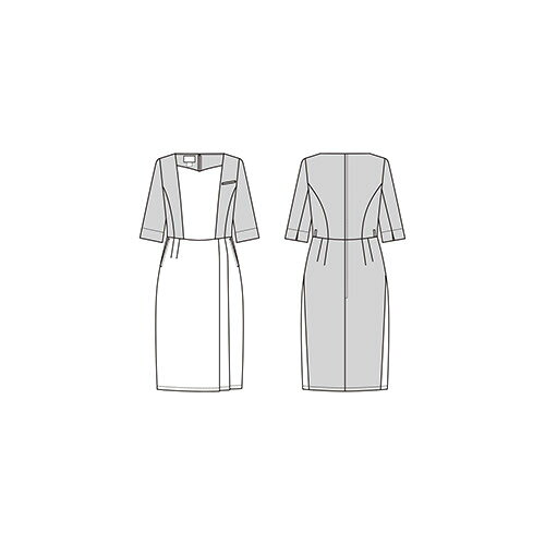 ワンピース 白衣 ナース服 3021SC 半袖 ナース ナースウェア FOLK フォーク レディース 女性用 ショート丈 短め 医療用 制服 ユニフォーム 看護師 病院 エステ サロン おしゃれ かわいい 可愛い スカート おすすめ