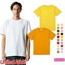 Tシャツ カットソー United Athle ユナイテッドアスレ 5.6オンス ハイクオリティーTシャツ 暖色 500101 男女兼用 おしゃれ かわいい 可愛い かっこいい 丈夫 快適 無地 シンプル 刺繍 名入れ 大きいサイズ