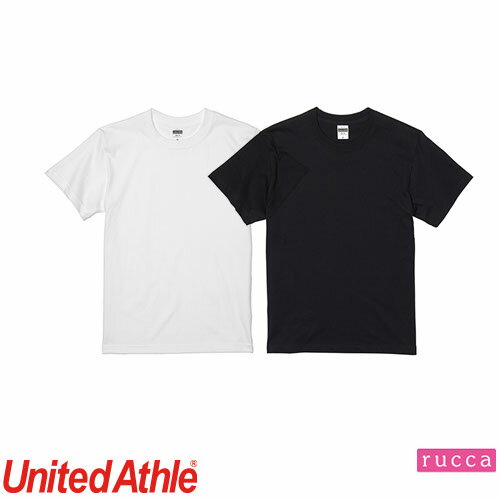 楽天作業着上下セットインナーまもる君Tシャツ 綿 100％ カットソー United Athle ユナイテッドアスレ 5.6オンス ハイクオリティー Tシャツ（ティア アウェイ タグ） 500105 男女兼用 おしゃれ かわいい 可愛い かっこいい 丈夫 快適 天然素材 コットン 優しい肌触り 無地 シンプル 刺繍 名入れ 大きいサイズ