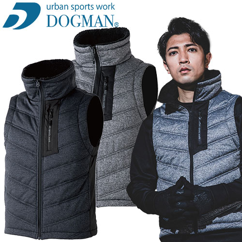 乐天商城 - 防寒ベスト CUC 中国産業 DOGMAN UR フレックスライト ネックウォーマーベスト 9.5oz 811002 作業着 防寒 作業服 シンプル カジュアル ストリートテイスト ミリタリー 児島 おしゃれ カッコいい タウンユース 普段使い アウトドア 通勤 通学 自転車 バイク 登