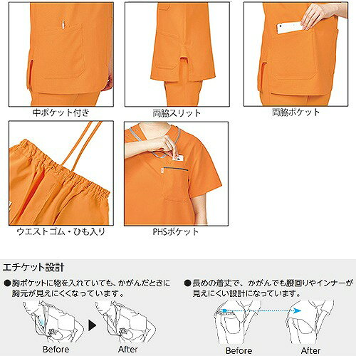 【メール便対応】スクラブ 白衣 上下セット パンツ MIZUNO ミズノ ユニセックス 男...