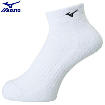 バレーボールウエア ミズノ MIZUNO ショートソックス ユニセックス (70)ホワイト×ブラック V2MX800170