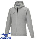 陸上競技 ウエア ミズノ MIZUNO スウェットフルジップフーディ ユニセックス 32MCA17705 ウォームアップ
