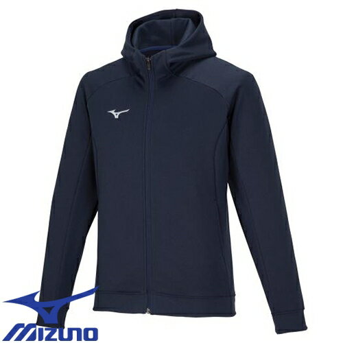 陸上競技 ウエア ミズノ MIZUNO スウェットフルジップフーディ ユニセックス 32MCA17714 ウォームアップ
