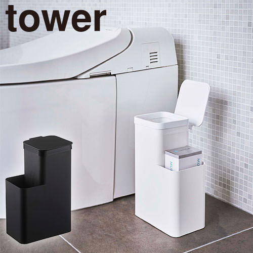 関連商品15253、5254 タワー Tower トイレキャビネット中伸縮ラック2段5236、5237 タワー Tower 収納付きラバーカップスタンド4960、4961 スリムトイレ収納ワゴン タワー ホワイト／ブラック 3509、3510 スリムトイレラック タワー4306、4307 ハンドル付きスリムトイレラック タワー4445、4446 補助便座スタンド タワー｜商品名｜タワー Tower 収納付きトイレポット｜メーカー｜山崎実業｜品番｜5232、5233｜カラー｜ホワイト、ブラック｜製品仕様｜約W30×H35cmのポリ袋（目安）※ーカーにより表記は異なる場合があります。｜製品サイズ｜約12×19×28cm｜材質｜本体：スチール(粉体塗装)　蓋：ABS樹脂｜商品特徴｜本体に袋をかけて蓋で挟み込むだけ！ポリ袋が収納できるスチール製のトイレポット。蓋の向きを変えられるので、お好みの位置で収納部を変えられます。スチール製のスタイリッシュなデザインです。蓋は指がかかるように設計。開口部が大きくしっかりと蓋が開くから捨てやすい。｜シリーズ名｜タワー/Tower トイレ収納 スタンド・ラック｜メインカテゴリ｜生活雑貨館＞トイレ用品＞トイレ収納＞スタンド・ラック｜配送方法｜通常：宅配便（ゆうパケット不可商品）◆送料込みの表示がある商品に関しましても、北海道・沖縄県は別途送料2,835円を頂戴いたしております。◆当店では当日出荷の記載のない商品に関しましてはご購入ができる状態でも取り寄せとなりますのでお急ぎの場合は事前にお問い合わせくださいませ。メーカーにて欠品の場合はメールにてご連絡をさせていただきます。当店よりのご注文確認メールが届かない場合はお電話にてご連絡させていただきますので届かない旨を必ずご一報お願いいたします。納期・返品交換・ご注文時の注意事項につきましては、ご利用ガイドをご一読下さい。 → ご利用ガイドへ本体に袋をかけて蓋で挟み込むだけ！ポリ袋が収納できるスチール製のトイレポット。蓋の向きを変えられるので、お好みの位置で収納部を変えられます。スチール製のスタイリッシュなデザインです。蓋は指がかかるように設計。開口部が大きくしっかりと蓋が開くから捨てやすい。注意こちらの商品は交換・返品不可となります。