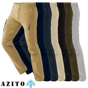 アイトス AZ-7843 ストレッチカーゴパンツ（ノータック 男女兼用）超ストレッチ AITOZ 作業服