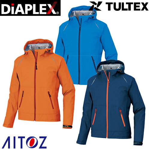 AITOZ アイトス TULTEX DIAPLEX ストレッチレインジャケット AZ-56317 レインウエア 合羽 カッパ 2020年春夏新作 透湿防水 防風 耐水 タルテックス ユニセックス 男女兼用 メンズ レディース ディアプレックス