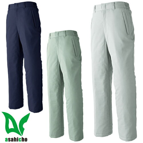 Asahicho 旭蝶繊維 パンツ(ノータック脇シャーリング) 防寒パンツ ワークパンツ 防寒 ズボン 保温 人気 安い 防寒着 おしゃれ 暖かい 秋冬用 最強...
