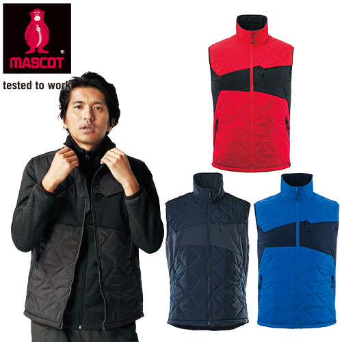 楽天作業服 安全靴 安全帯のまもる君マスコット MASCOT キルトベスト 防寒ベスト チョッキ 防寒 インナー アウター 作業用ベスト 保温 人気 安い 防寒着 おしゃれ 暖かい 秋冬用 最強 かっこいい 作業着 おすすめ ワーク マン メンズ 防寒ウェア 屋内作業 屋外作業 あったか 防寒グッズ 18065