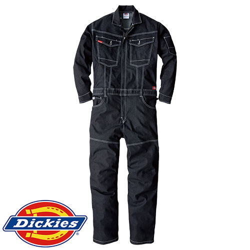 作業服 デニムツナギ ディッキーズ Dickies ストレッチデニム ツナギ D-706 作業着 通年 おしゃれ カッコいい アメリカン