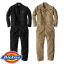 作業服 つなぎ ディッキーズ Dickies ストレッチツイル ツナギ D-726 作業着 オーバーオール 通年 おしゃれ カッコいい アメリカン メンズ 長袖 長袖ツナギ ツナギ服 続服 アウトドア 釣りキャンプ diy DIY 整備 工場 大きいサイ