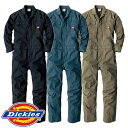 作業服 つなぎ ディッキーズ Dickies ストレッチオックス ツナギ D-736 作業着 オーバーオール 通年 おしゃれ カッコいい アメリカン