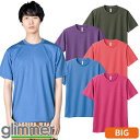 【メール便対応】Tシャツ カットソー 制服 ユニフォーム トムス TOMS 無地 4.4oz ドライTシャツ ミックスカラー 3L~5L 00300-ACT 飲食店 メンズ 居酒屋 ラーメン屋 そば屋 うどん屋 おしゃれ かっこいい 丈夫 快適