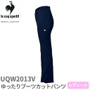 ゆったり ブーツカット ネイビー パンツ UQW2013V 医療 白衣 ズボン ルコックスポルティフ レディース 女性用 医療用 病院 歯科衛生士 看護師 医者...