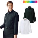 制服 ユニフォーム シェフ KAZEN カゼン 衿付きコックコート 618-40・45 長袖 襟付き 飲食店 厨房服 調理服 コック服 レストラン フレンチ イタリアン 中華 おしゃれ かわいい かっこいい プロ仕様 吸汗 快適 ストレッチ 伸縮性