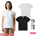 キッズサイズ 子供用 半袖 United Athle ユナイテッドアスレ 5.6オンス ハイクオリティTシャツ ガールズ 無彩色 500103 小さいサイズ 子供服 かわいい 可愛い おしゃれ かっこいい 人気 ジュニア 小学校 幼稚園 園児 児童 丈夫 無地 シンプル 刺繍 名入れ 大きいサイズ