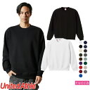 防寒 イベント サークル United Athle ユナイテッドアスレ 10.0オンス T/C クルーネック スウェット(裏起毛) 592801 屋外 お揃い おしゃれ かわいい かっこいい 無地 シンプル 刺繍 名入れ 大きいサイズ
