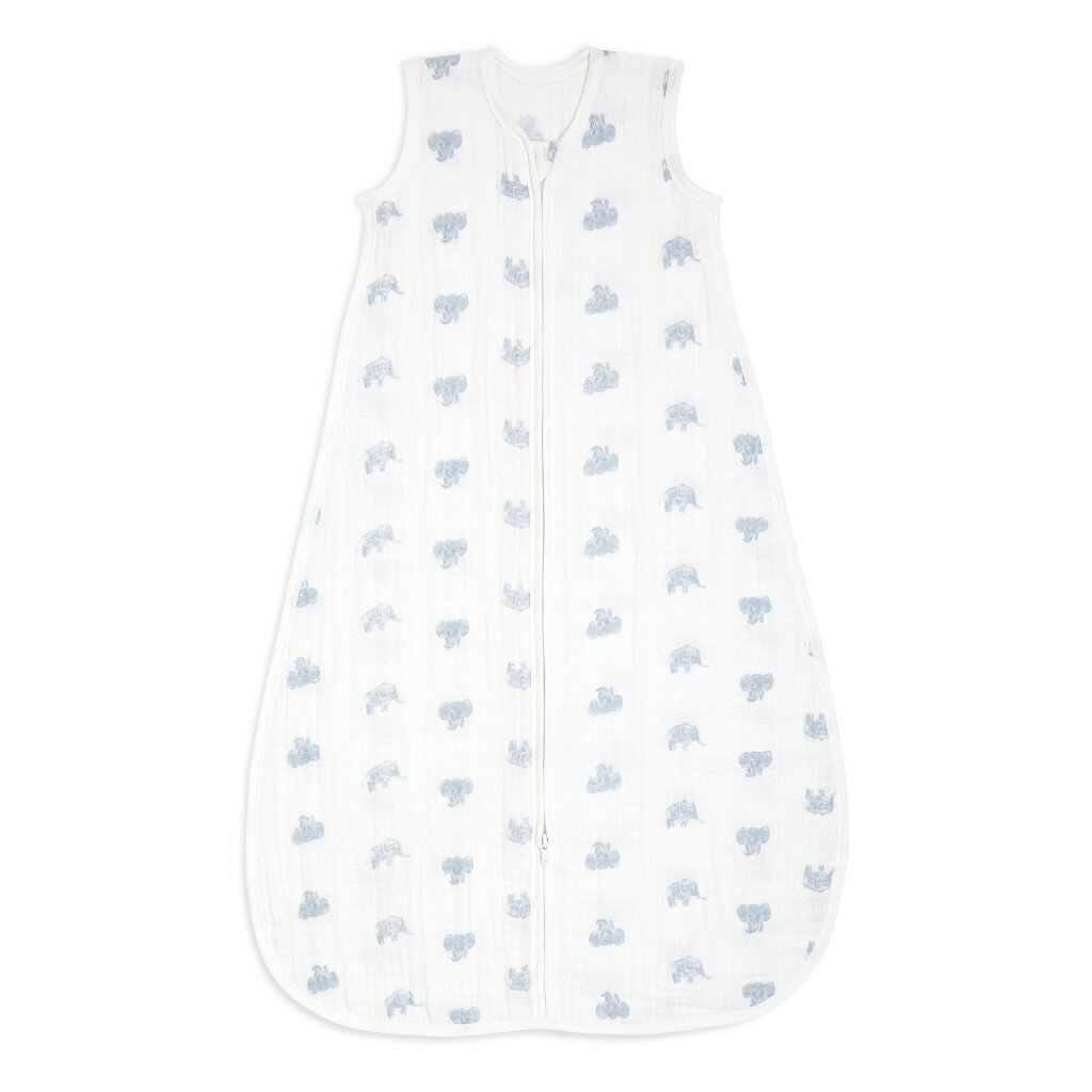 aden&anais ˥å ꡼ԥ󥰥Хå 6-18month ˥ޥ륭󥰥 ϥ ե åȥ100% animal kingdom-hello elephants sleeping bag ǥ󥢥ɥͥ лˤ ץ쥼 ե organic coll...