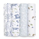 ポイント10倍！aden&anais オーガニックスワドル 4枚パック アウトドアーズ outdoors エイデンアンドアネイ organic swaddles 出産祝い プレゼント ギフト organic collection