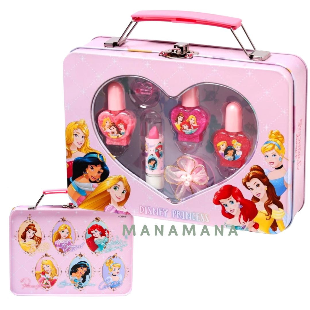 ディズニープリンセス ネイルセット ティンカンメイクアップセット メイクセット キッズコスメ 子供 キッズ コスメ ディズニー プリンセス メイク ネイル レイス 誕生日 クリスマスプレゼント 女の子 小学生 こども 化粧品 子供用 子ども おもちゃ 安全 6歳 7歳 8歳 9歳のサムネイル