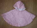 ポッキリ ベベ BEBE 子供服 マント リバーシブル ケープ フリーサイズ ピンク 秋 冬 防寒 ★2 キッズ ベビー ベビー服 プチプラ 【中古】 ユーズド...