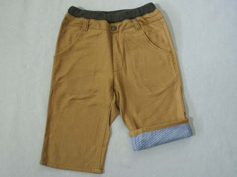 樂天商城 - 【セール 30%off SALE】 [m] ファミリア familiar アウトレット 子供服 男の子 120cm ハーフ パンツ 2way 茶色 春 夏 ★3 ズボン ボトムス ボーイズ 男児 キッズ 【中古】 ユーズド リサイクル こども