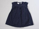 セール 30%off SALE [最大1000円 offクーポン 対象] プチバトー petit bateau アウトレット 子供服 女の子 24M 約 80cm 90cm ベビー服 半袖 ワンピース ロンパース Tオール カバーオール 紺 水玉 春 夏 ★3 ガールズ 女児 キッズ ベビー 【中古】 ユーズド リサイクル