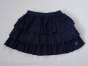 [m] プチバトー petit bateau アウトレット 子供服 女の子 5歳 110cm スカート 紺 フリル ティアード 春 夏 ★3 ボトムス ガールズ 女児 キッズ 【中古】 ユーズド リサイクル こども