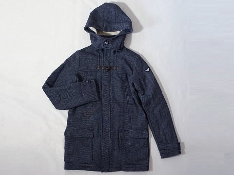 セール 30%off SALE [最大1000円 offクーポン 対象] アルマーニジュニア armani junior アウトレット 子供服 男の子 14歳 約 160cm 長袖 コート アウター 紺 秋 冬 ★4 冬服 ボーイズ 男児 キッズ ジュニア 【中古】 ユーズド リサイクル こども