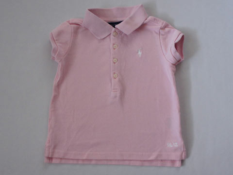 [最大1000円 offクーポン 対象] ラルフローレン ralph lauren アウトレット 子供服 女の子 3歳 約 95cm ベビー服 半袖 ポロシャツ ピンク スモールポニー 春 夏 ★3 トップス ガールズ 女児 キッズ ベビー 【中古】 ユーズド リサイクル こども