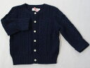 [m] ラルフローレン ralph lauren アウトレット 子供服 女の子 80cm ベビー服 長袖 カーディガン 紺 秋 冬 ★3 トップス 冬服 ガールズ 女児 キッズ ベビー 【中古】 ユーズド リサイクル こども