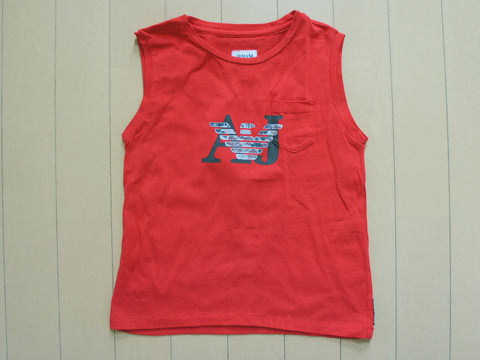 [m] アルマーニジュニア armani junior アウトレット 子供服 男の子 4歳 約 100cm 110cm タンクトップ ..