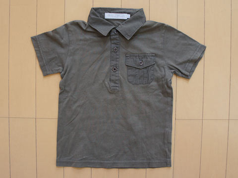 [m] タルティーヌ エ ショコラ タルティーヌエショコラ tartine et chocolat アウトレット 子供服 男の子 110cm 半袖 カットソー シャツ グレー 春 夏 ★3 トップス ボーイズ キッズ 【中古】 ユーズド 古着(4)