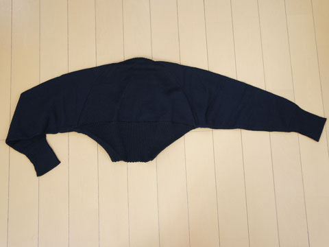 【70%off SALE 半額以下】 [ポイント最大12倍]★5 新品 未使用 銀座サエグサ sayegusa アウトレット 子供服 女の子 7歳 約 120cm 長袖 ボレロ カーディガン 紺 春 秋 トップス ガールズ 女児 キッズ 【中古】 ユーズド リサイクル こども